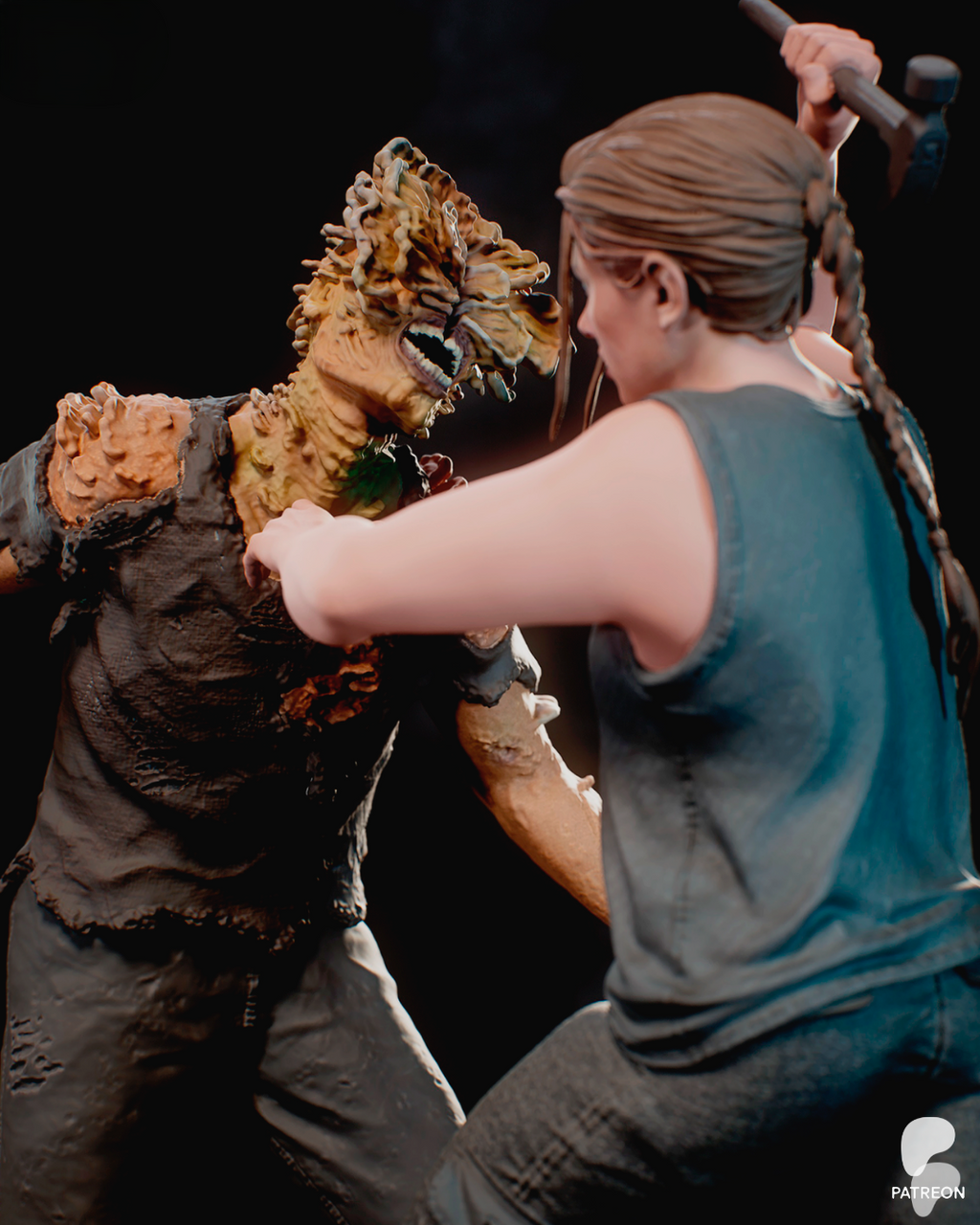 Abby Last of US STL