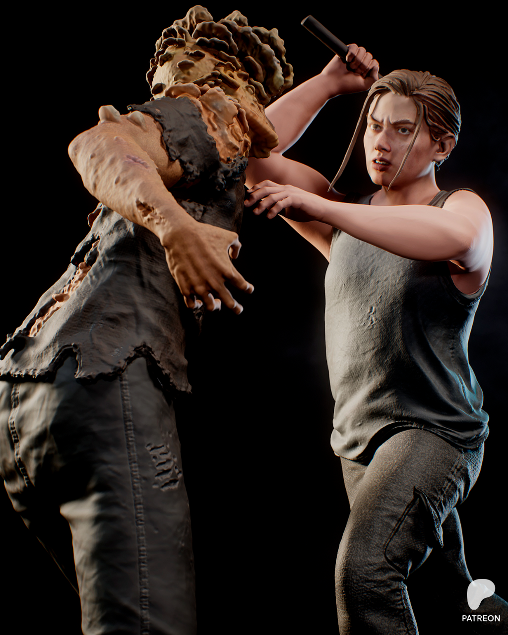 Abby Last of US STL