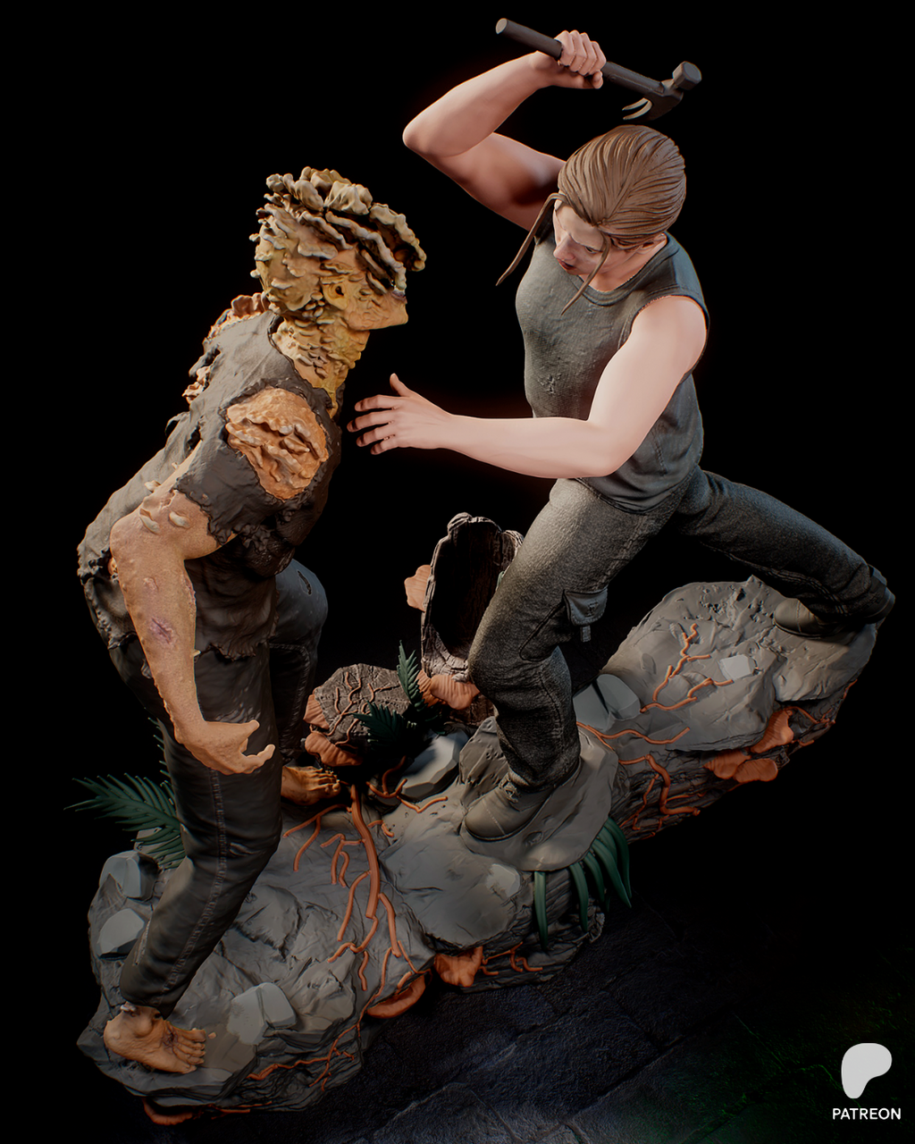 Abby Last of US STL