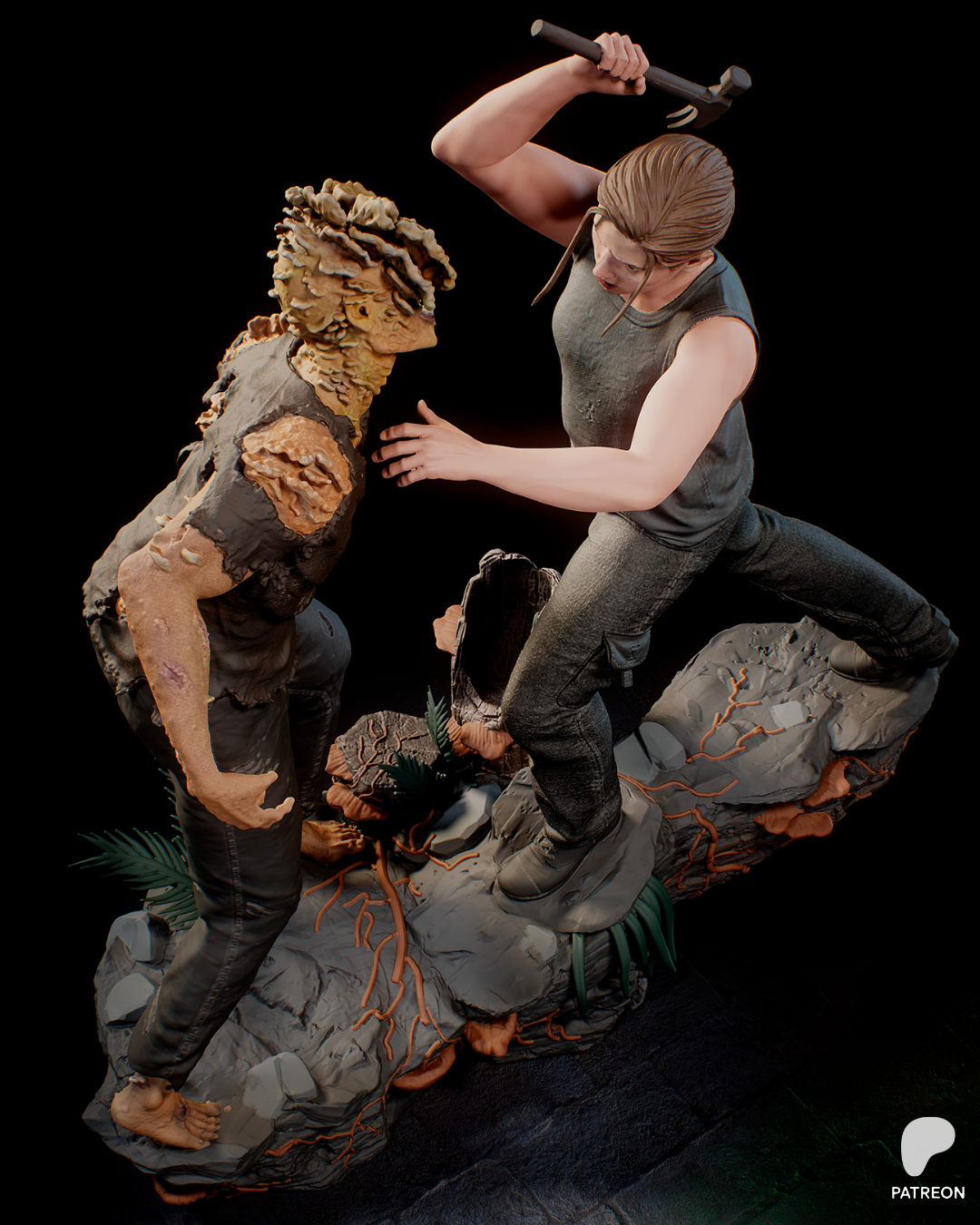 Abby Last of US STL
