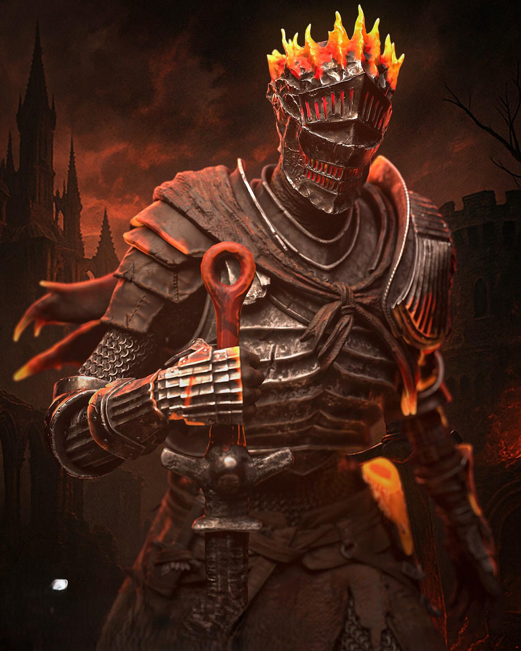 Soul of Cinders STL - Dark Souls